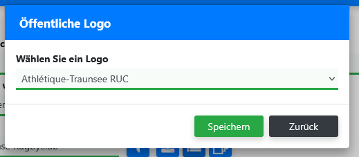 Übersicht der verfügbaren Standardlogos nach Sportart und Land